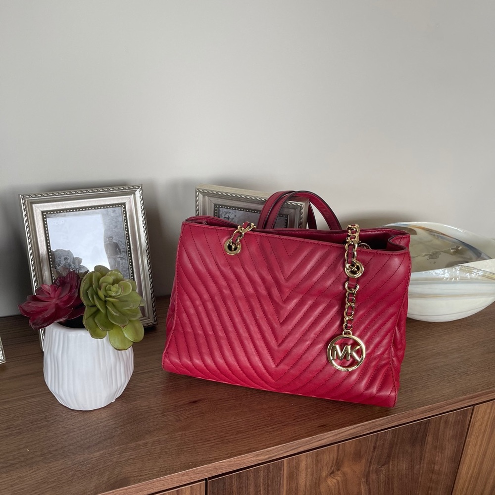 Authentic Michael Kors Red bag